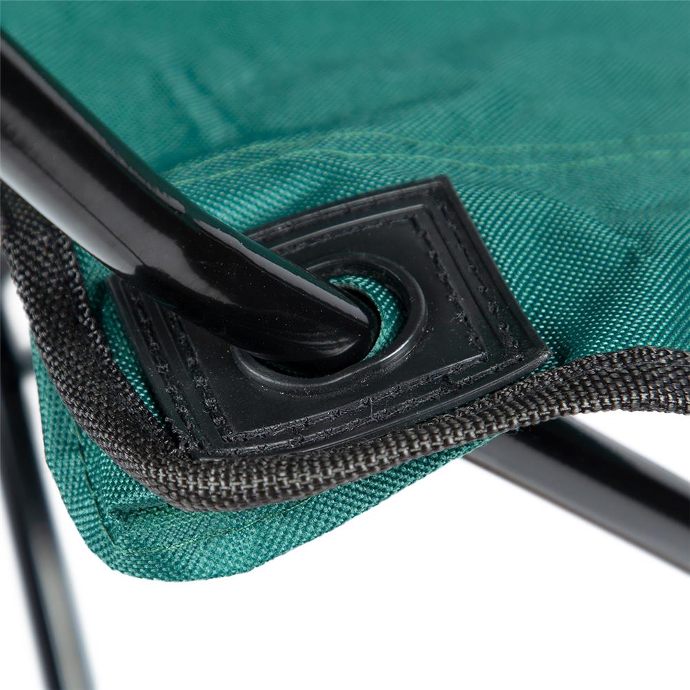 NILS CAMP Campingstuhl Grün - klappbarer Klappstuhl mit Becherhalter für Camping & Garten
