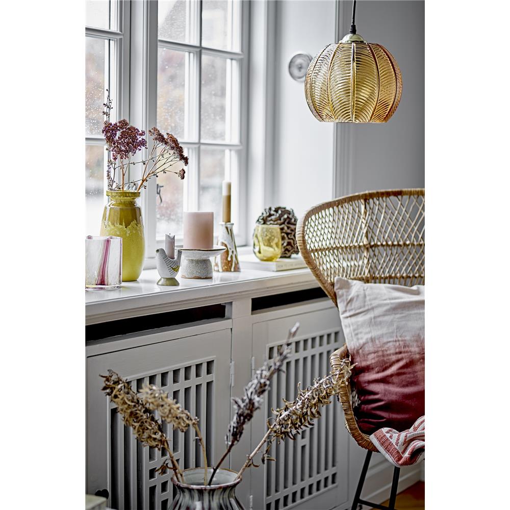 Bloomingville Adar Pendellampe Braun 22cm Glas Pendelleuchte Hängelampe Hängeleuchte