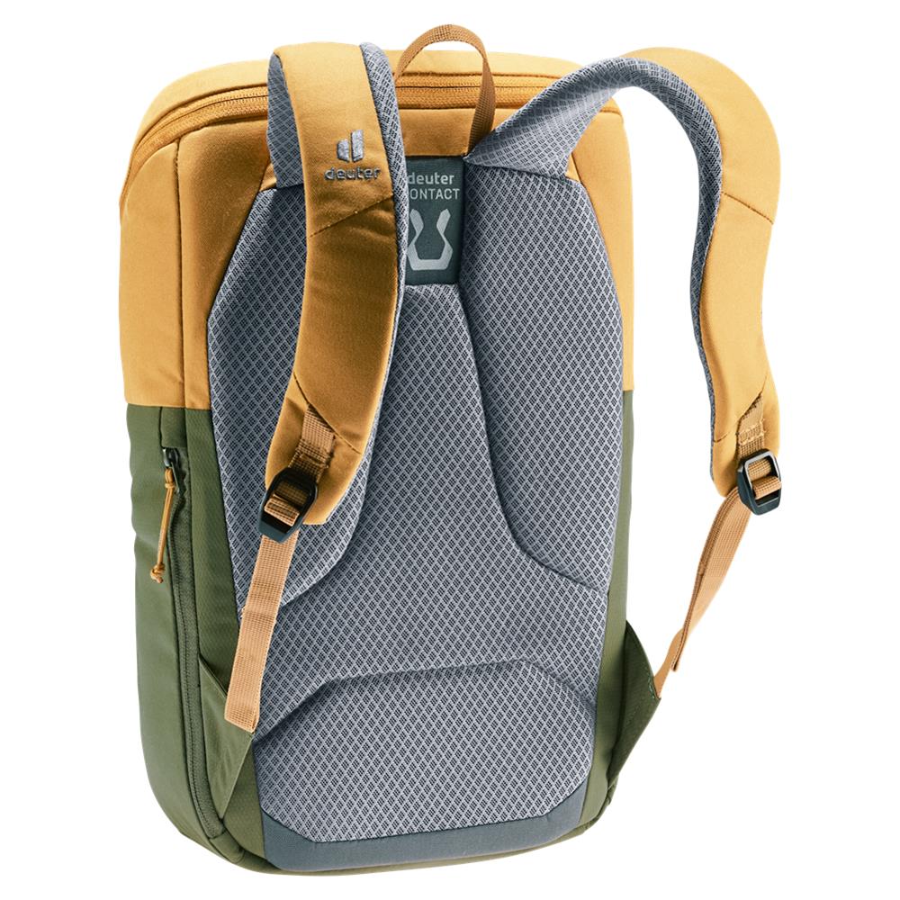 deuter Overday, Kinderrucksack, khaki-cinnamon (grün), 15L, für Kinder ab 10 Jahre