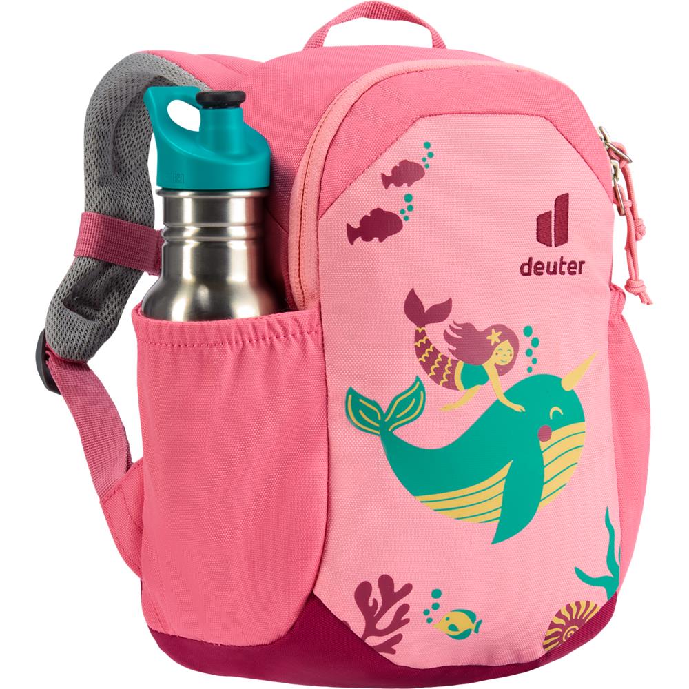 deuter Pico, Kinderrucksack, Meerjungfrau mit Delfin (pink), Kindergartenrucksack für Kinder ab 2 Jahre