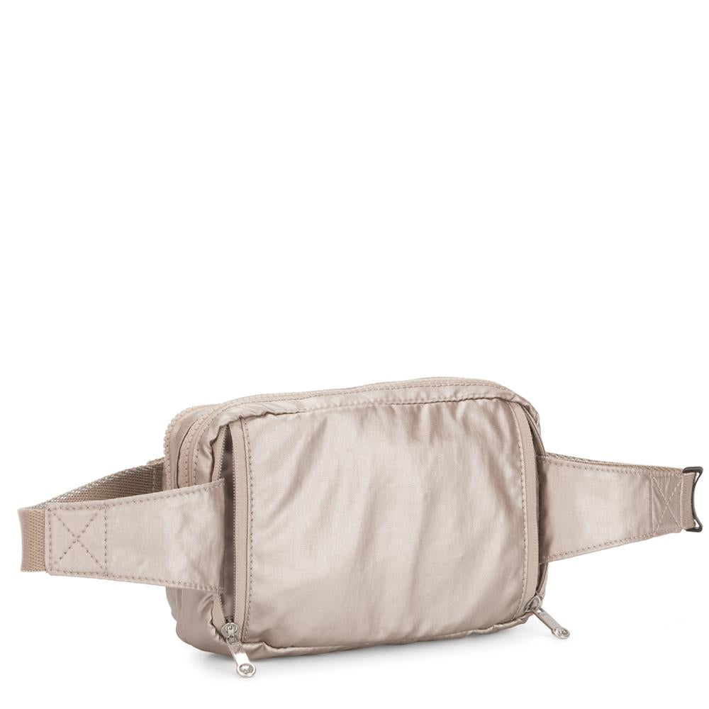Kipling ABANU MULTI Mini-2-in-1-Crossbody- und Bauchtasche Metallic Glow