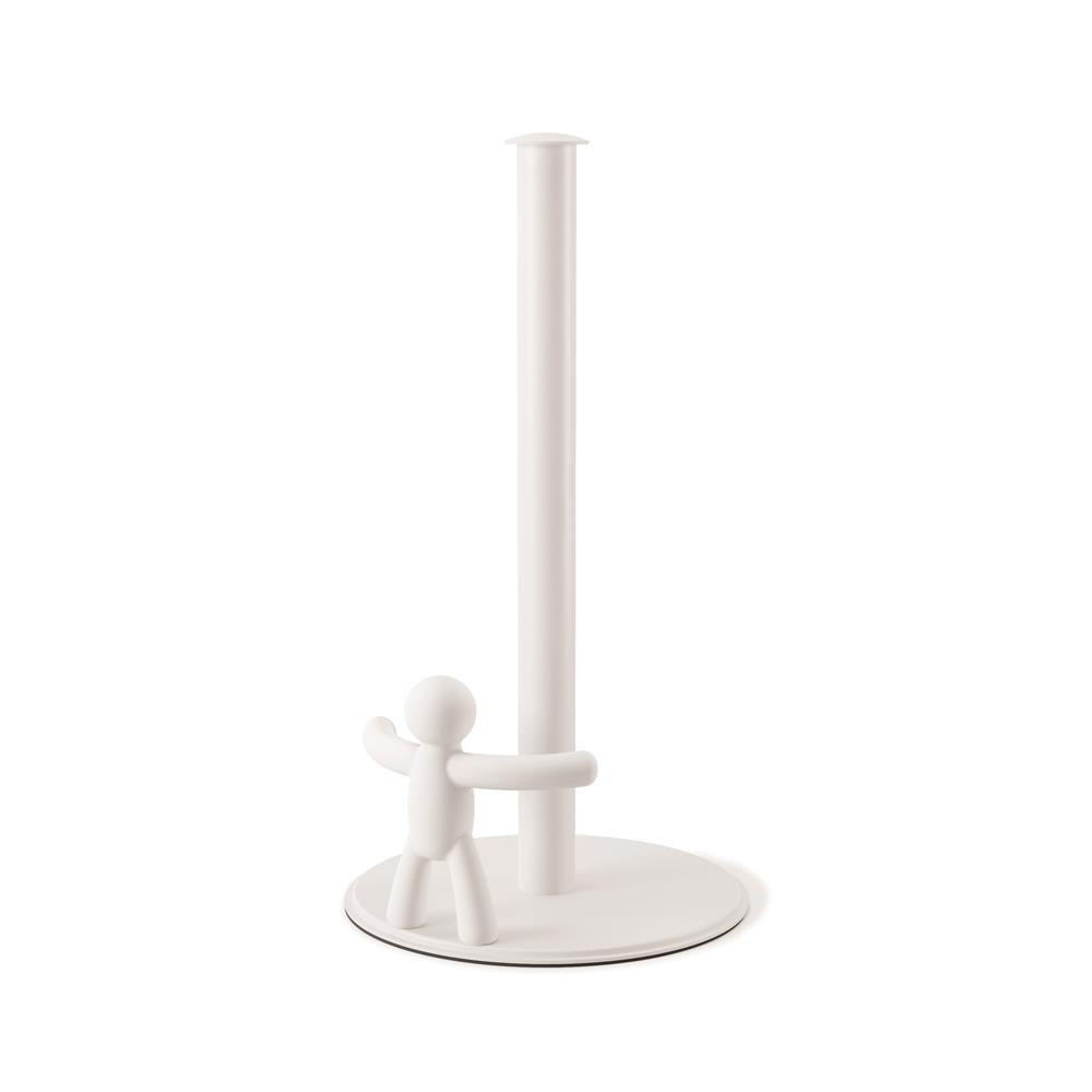 Umbra Buddy Küchenrollenhalter stehend, Rollenhalter für Küchentücher in Weiß