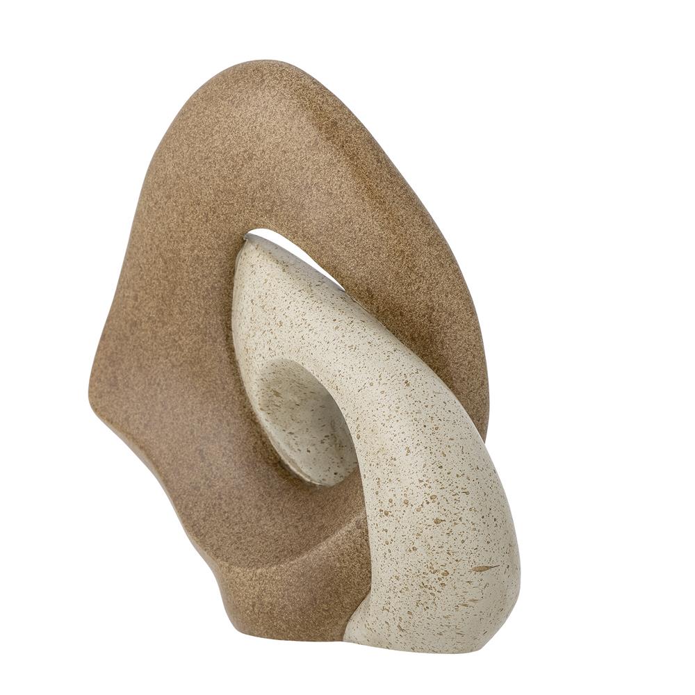 Bloomingville Esad Dekofigur, Braun, Polyresin, 21,5 cm hoch, nordisches Design