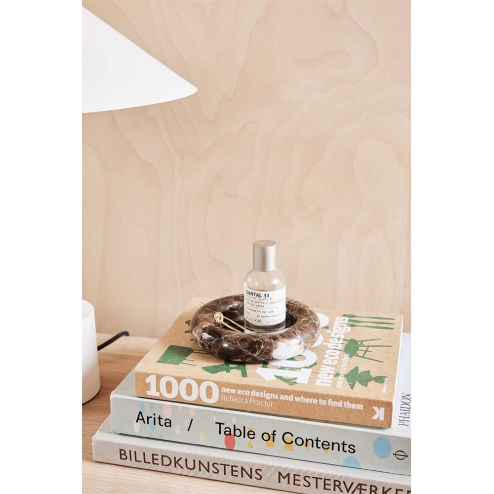 OYOY Savi Kerzenhalter Choko Braun aus Marmor