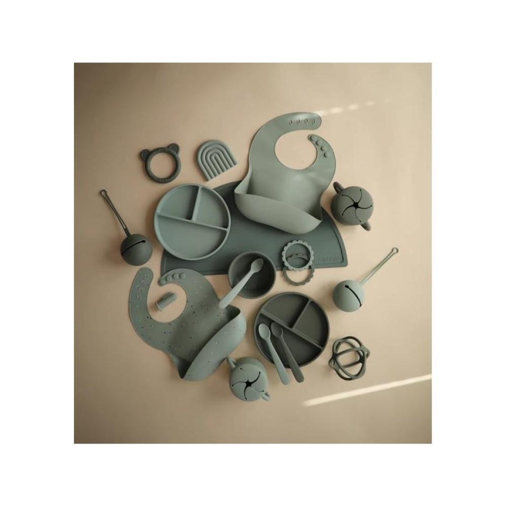 Mushie Beißring Ball, Dried Thyme, aus Silikon, BPA-frei