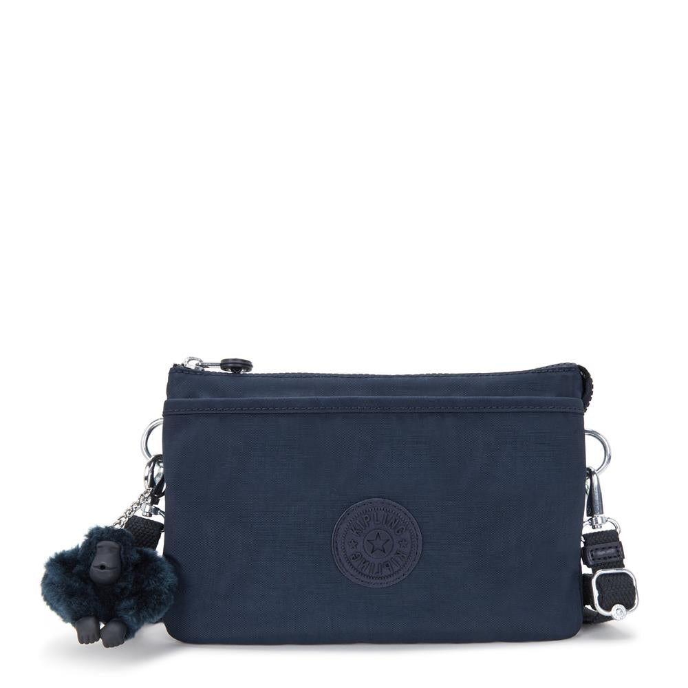 Kipling RIRI, Kleine Umhängetasche, Blue Bleu 2 (blau), Schultertasche, Crossbody
