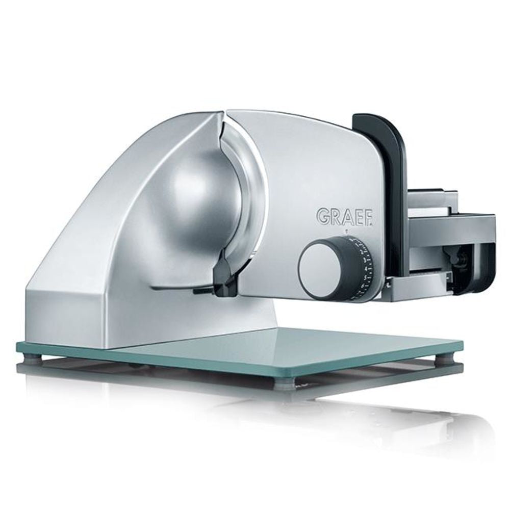 GRAEF Master M20EU Allesschneider Silber 170 W Edelstahl Glasbodenplatte