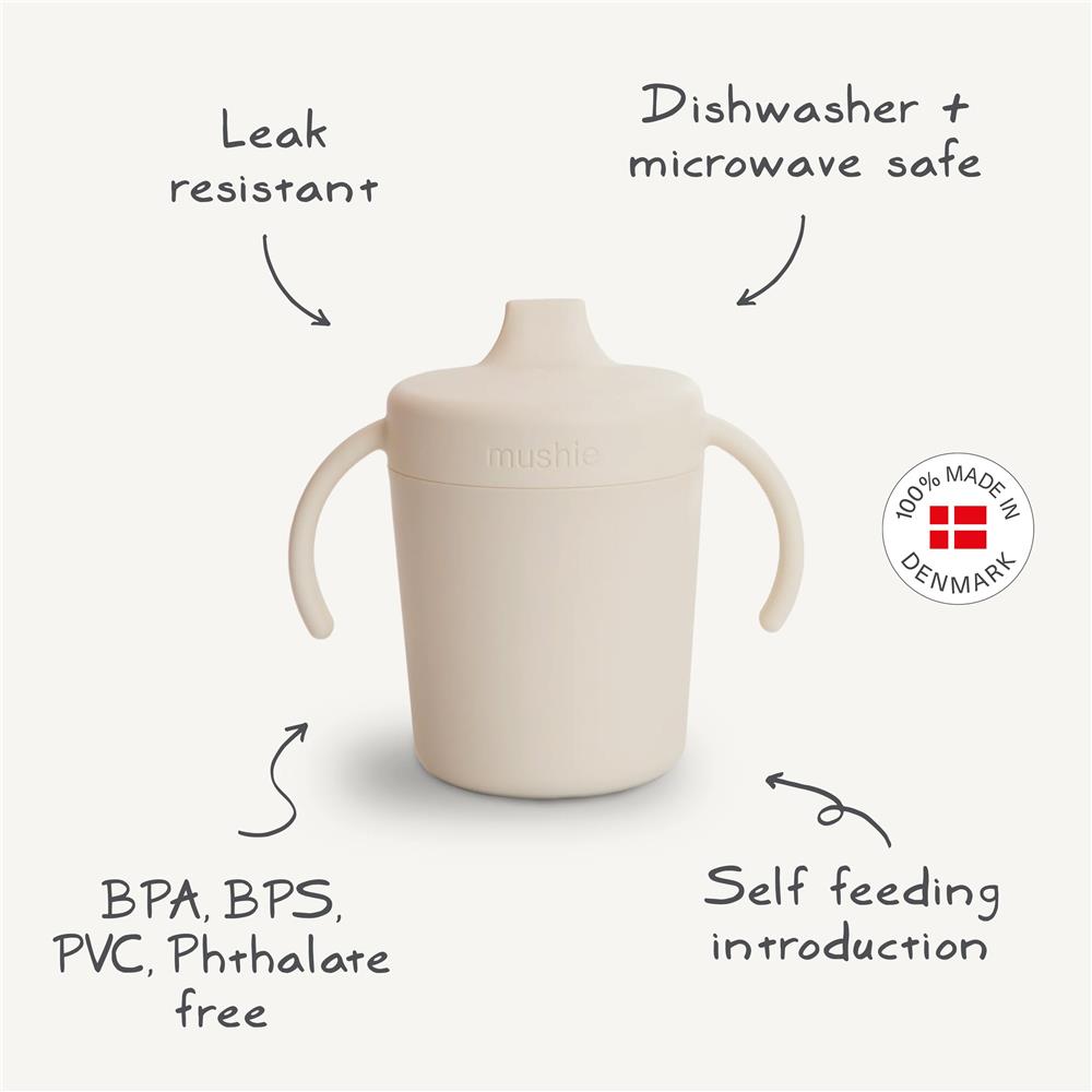 Mushie Schnabeltasse, Ivory, BPA-frei