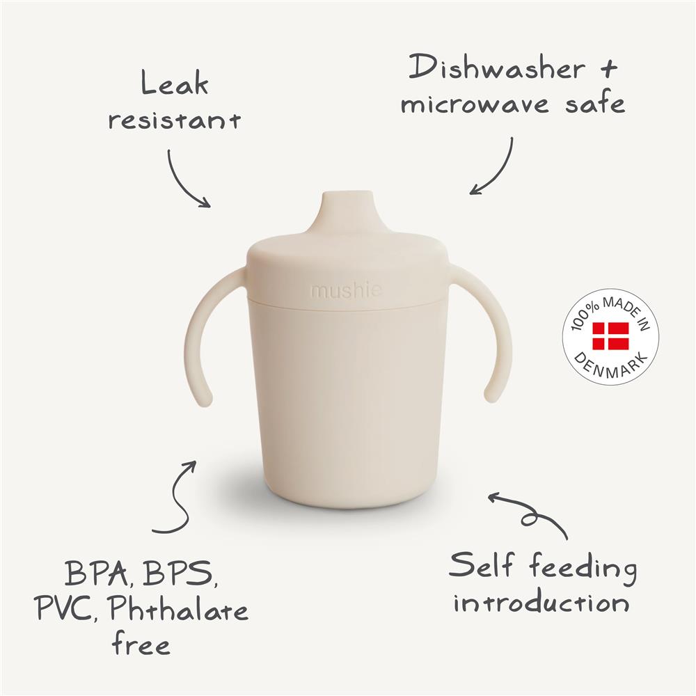 Mushie Schnabeltasse, Blush, BPA-frei