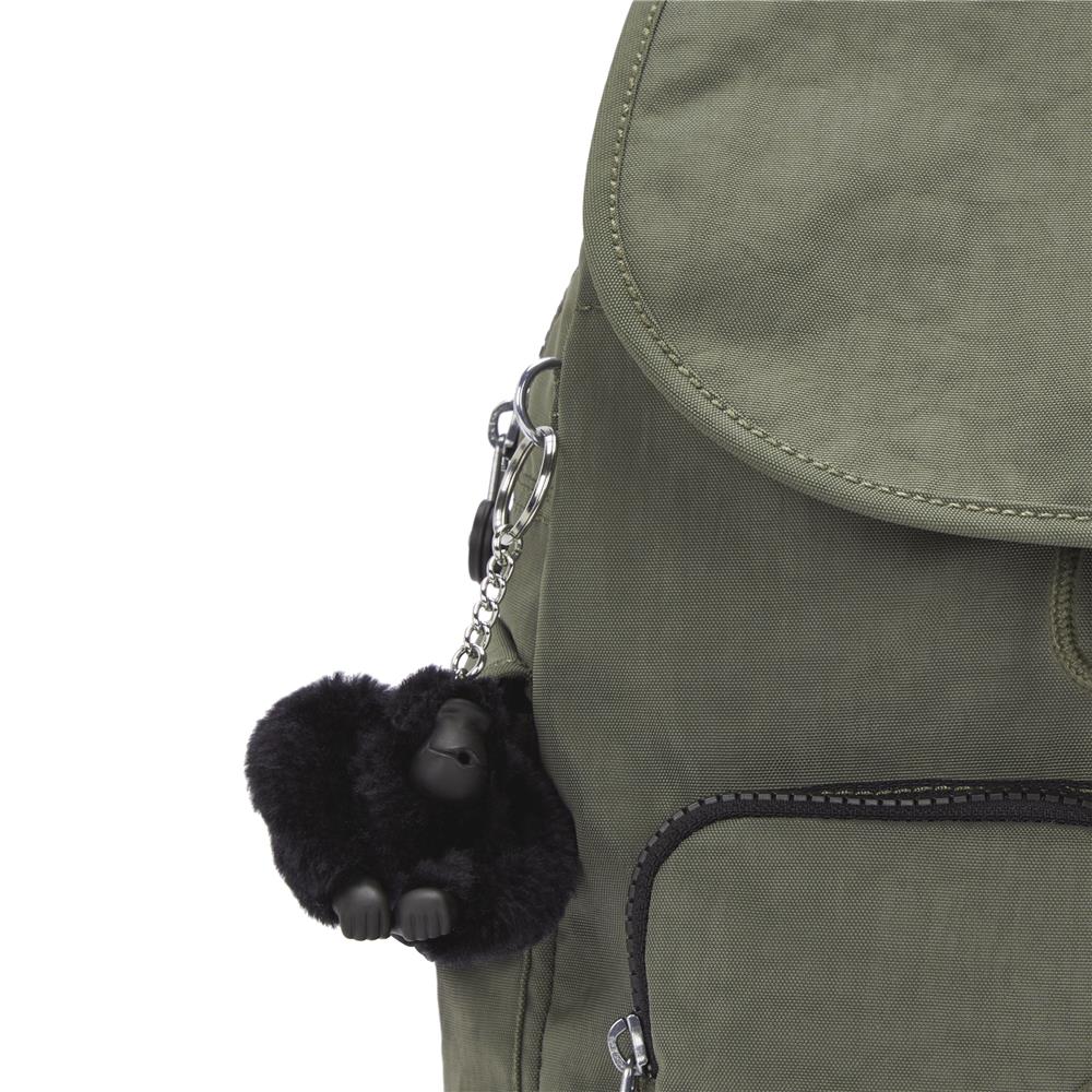 Kipling CITY PACK S, Kleiner Rucksack, Green Moss (grün), 9L, Kompakt & Stylisch