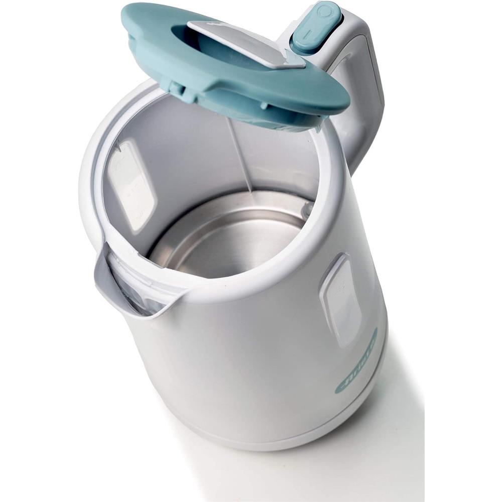 Ariete Breakfast Wasserkocher, Weiß, 1,7L, Wasserstandsanzeige, 2200W, Klassisches Design