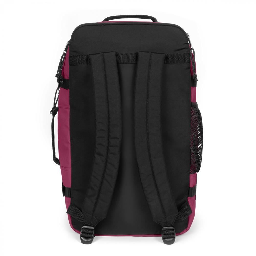 Eastpak CARRY PACK, Reiserucksack, Wine Burgundy (rot), 30L, Reisetasche mit Flaschenhalter und Laptopfach