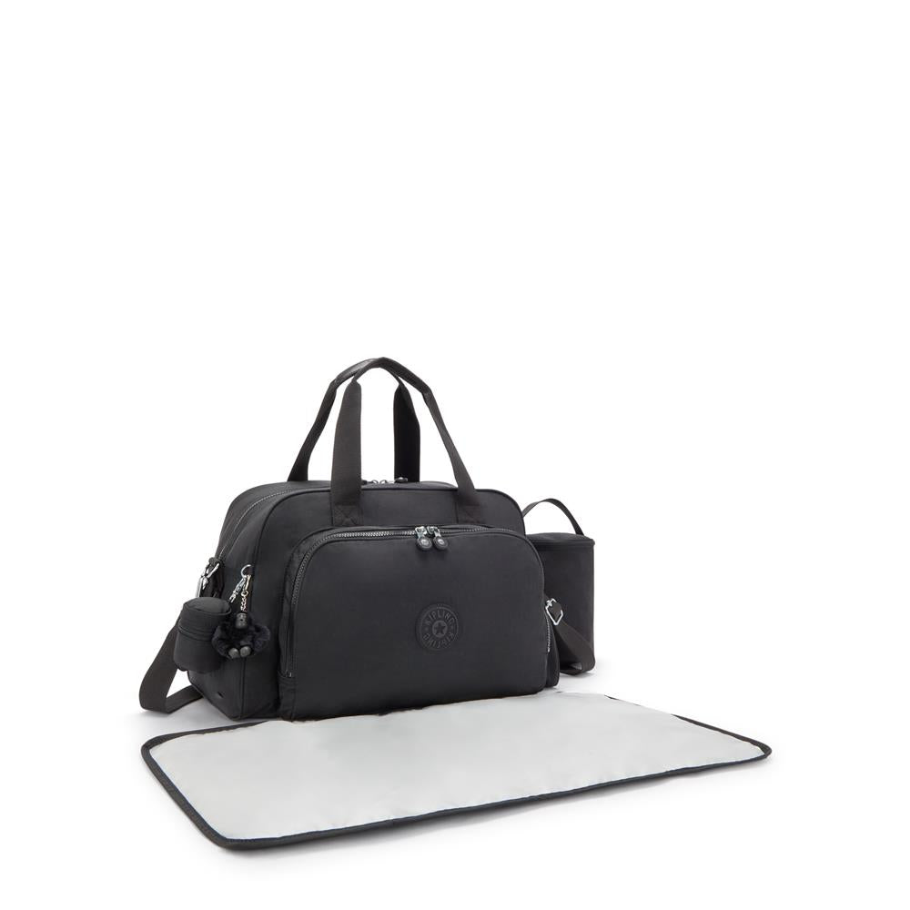 Kipling CAMAMA, Wickeltasche, Black Noir (schwarz), Babytasche mit Wickelmatte