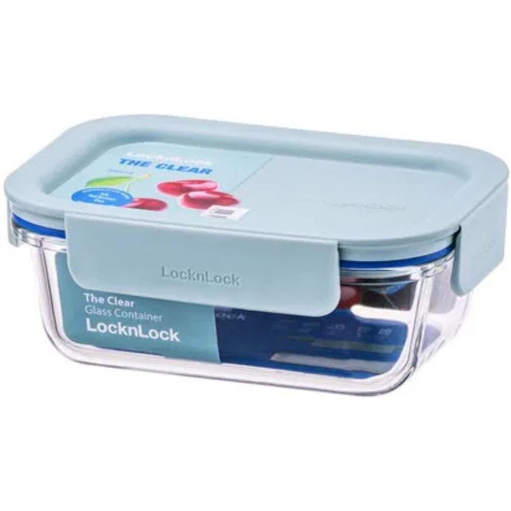 LocknLock The Clear Glas Frischhaltedose 380 ml - Ofenform luftdicht auslaufsicher