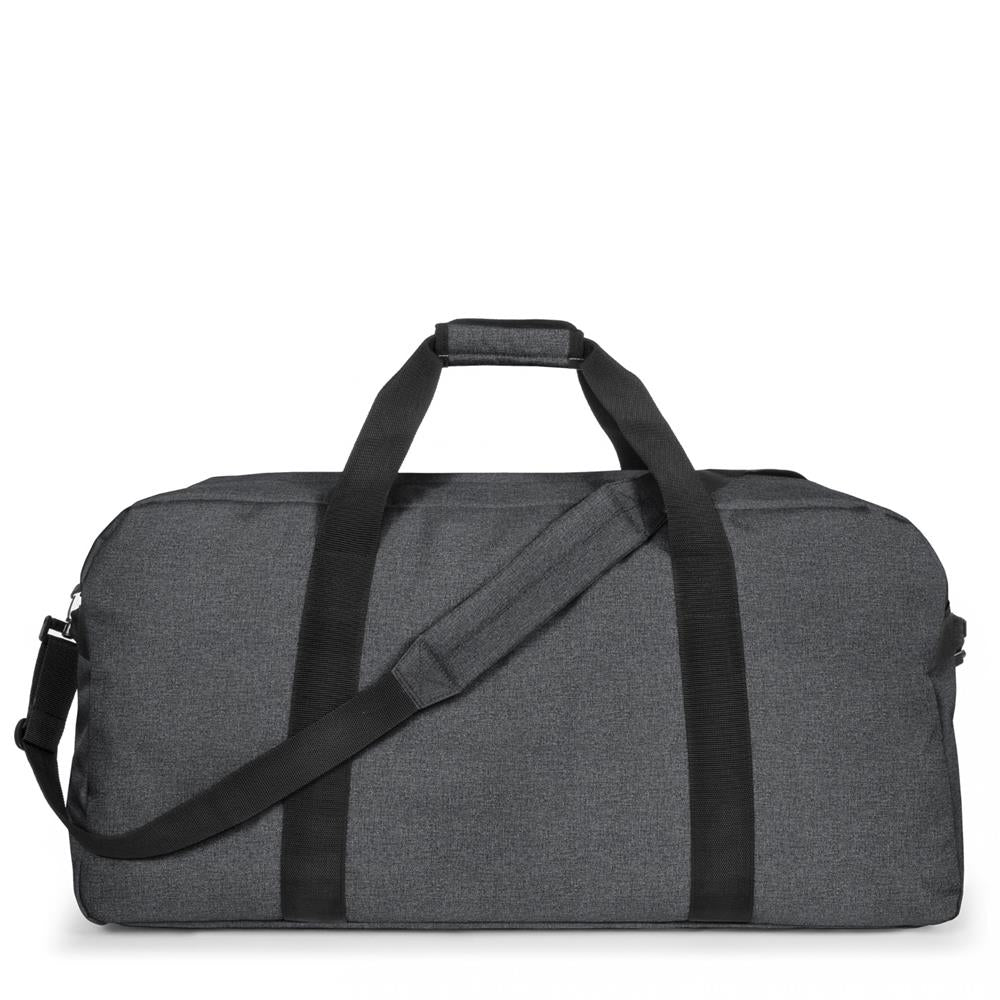 Eastpak TERMINAL +, Große Reisetasche, Black Denim (grau), 96L