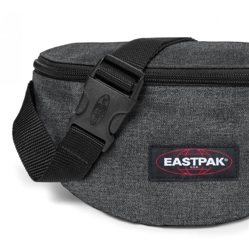 Eastpak SPRINGER, Kleine Umhängetasche, Black Denim (grau), 2L, Bauchtasche