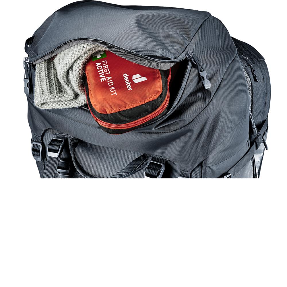 deuter Voyager 60+10 SL, Reiserucksack, black (schwarz)