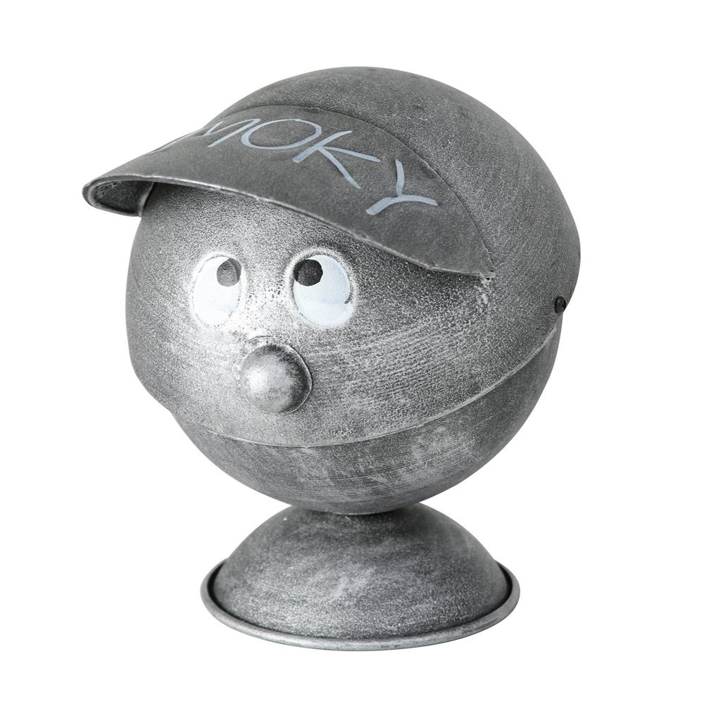 BOLTZE Sturmaschenbecher Smoky 16 cm Eisen windsicher Aschenbecher | 1 Stück zufällige Variante