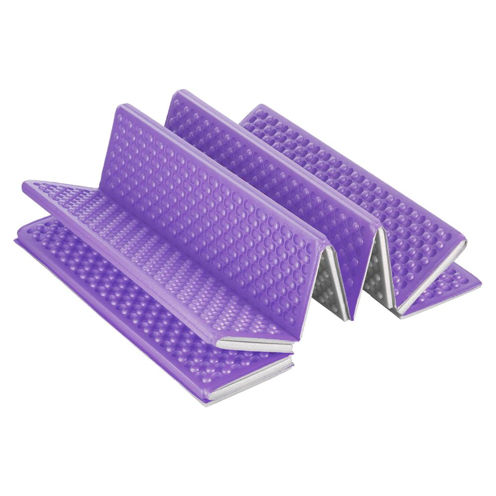 NILS CAMP Campingmatte faltbar 195 cm in lila - isolierende Outdoor Matte für Trekking & Camping