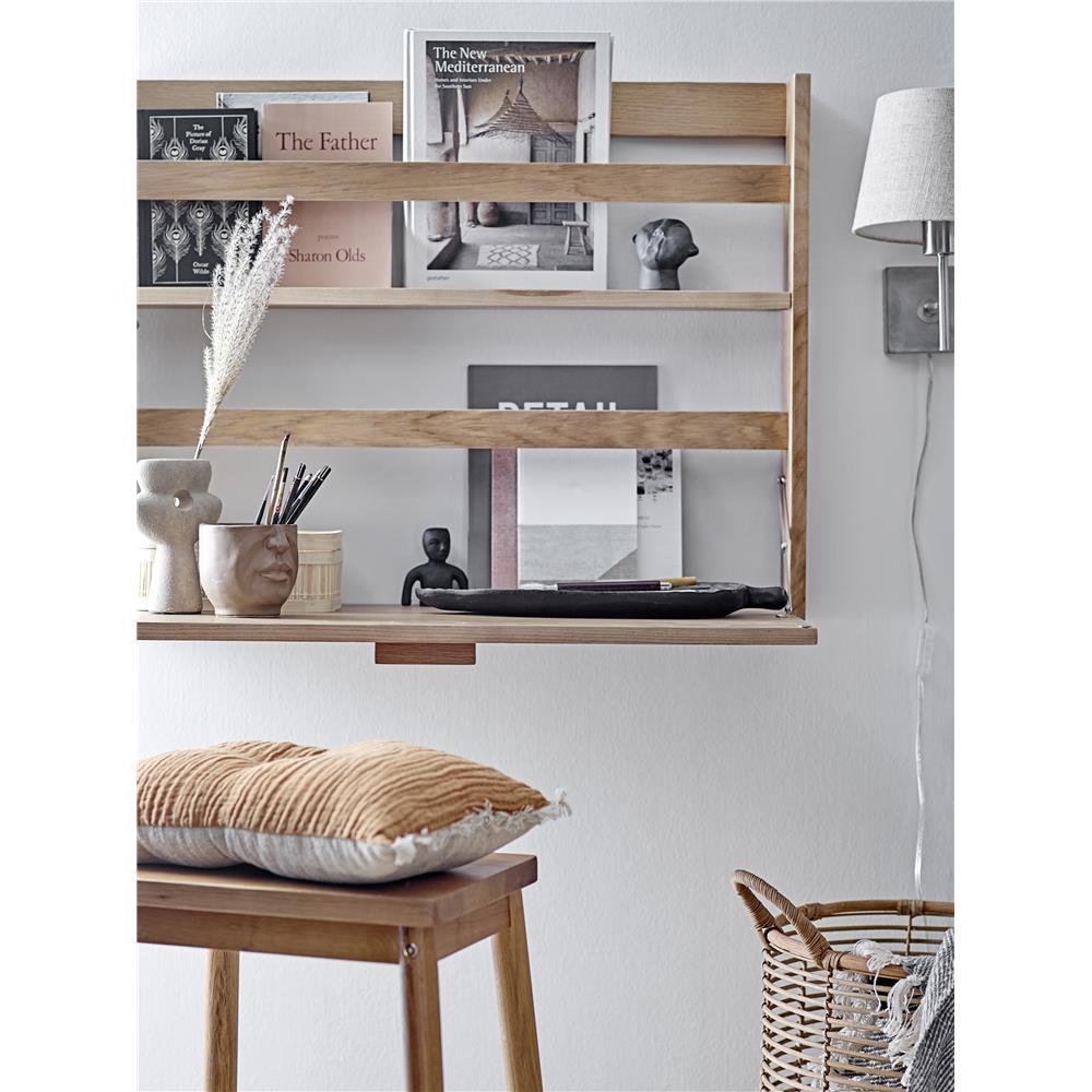 Bloomingville Vesla Dekoration Kopf Schwarz Deko-Gesicht aus Terrakotta dänisches Design