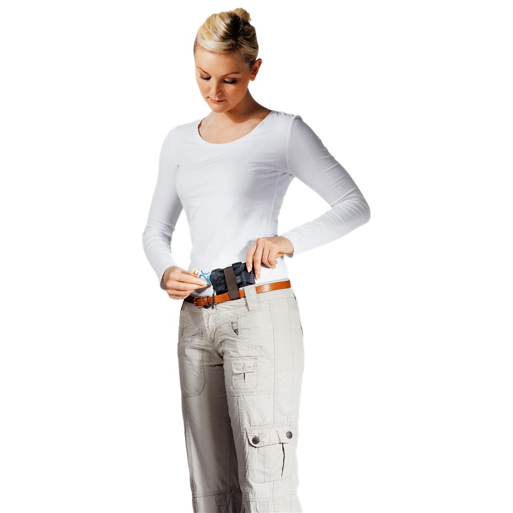 deuter Security Flip In, Reiseaccessoires, black (schwarz), Geheimfach, Geheimtasche, Gürteltasche