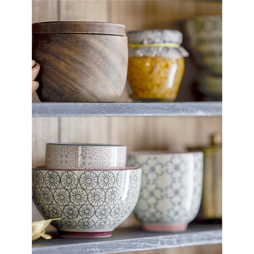 Bloomingville Karine Schüssel, 2er Set, Bunt, 250ml, Steingut, dänisches Design