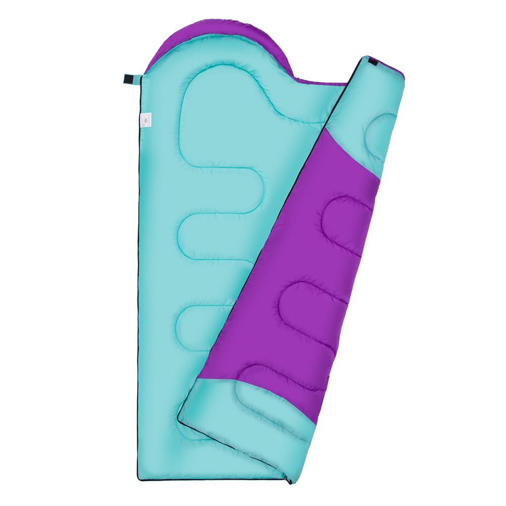 NILS CAMP Schlafsack Größe M Violett-Türkis - Mumienschlafsack für Outdoor, Trekking & Camping