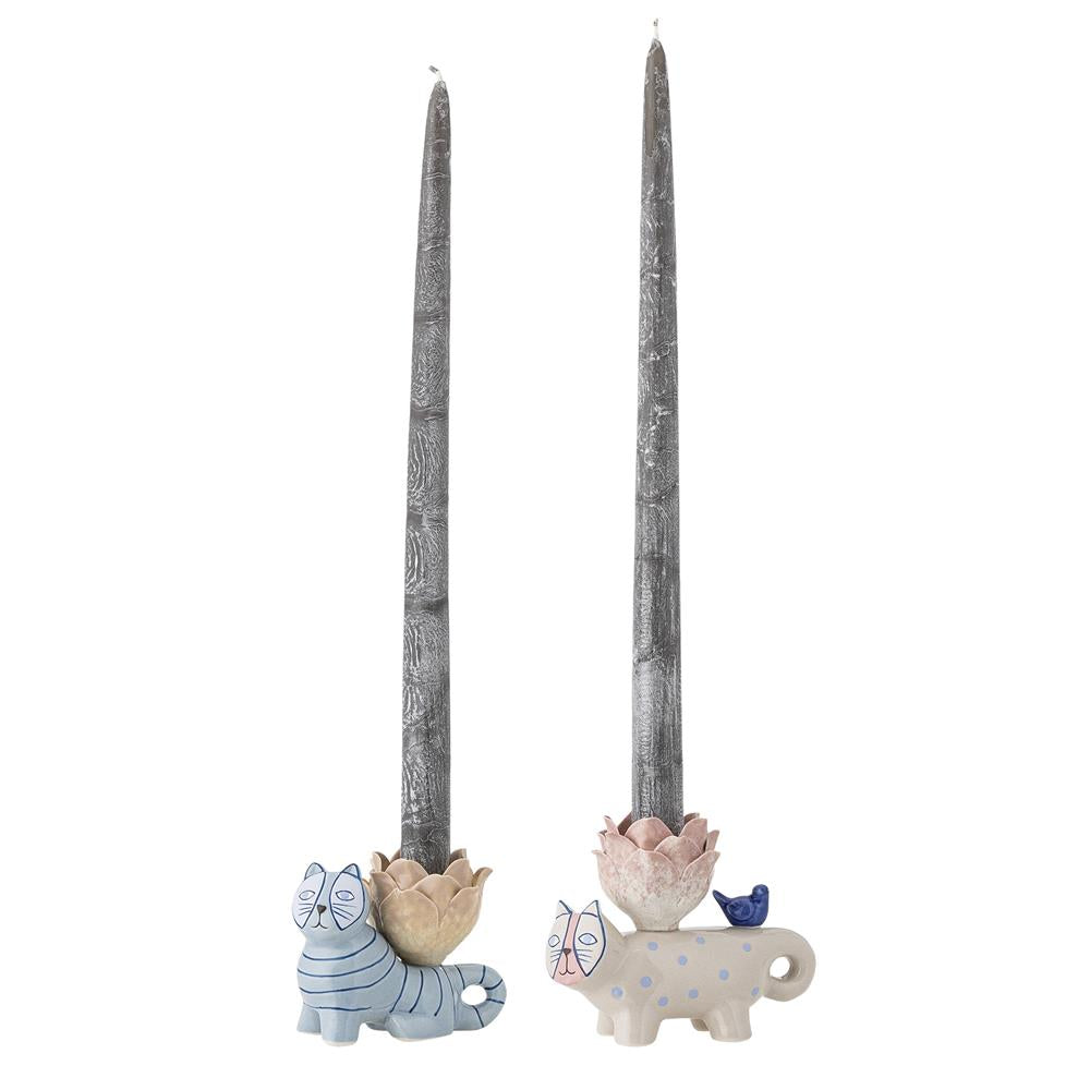 Bloomingville Missy Kerzenhalter Set 2-teilig Bunt Steingut