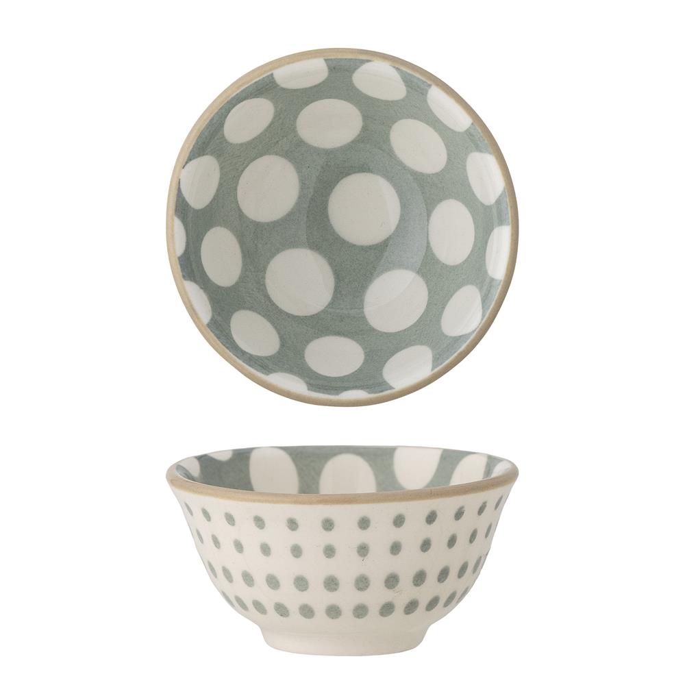 Bloomingville Maple Schüssel, Blau, 35ml, Steingut, dänisches Design