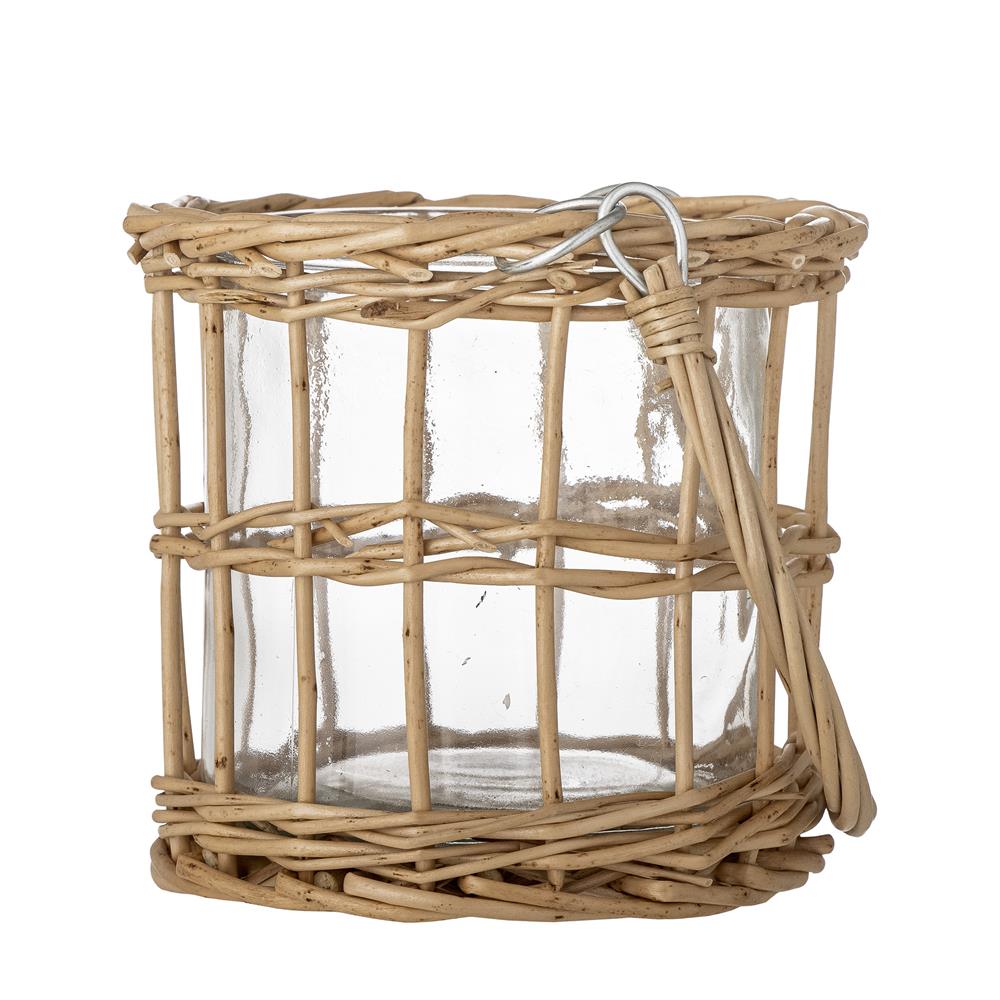 Bloomingville Marjaneh Teelichthalter, Klar, Glas D12xH11,5 cm