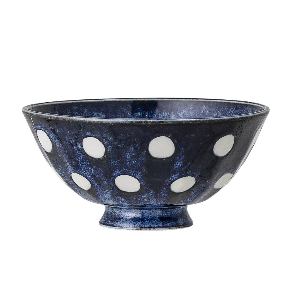 Bloomingville Camellia Schale blau/weiß 370ml Porzellan Müslischale Suppenschüssel dänisches Design