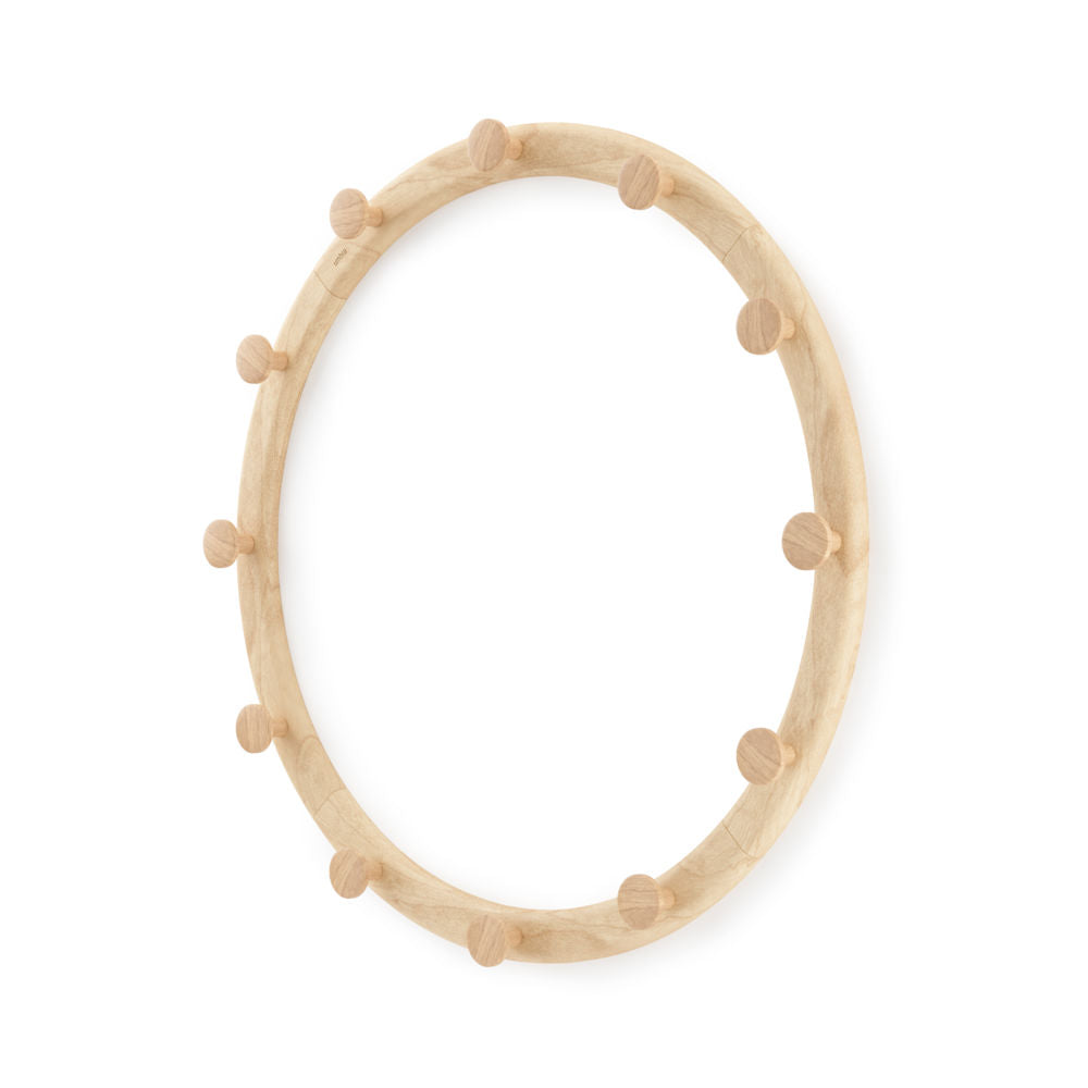 Umbra SLINKA HOOK SET 4 NATURAL Wandgarderobe 12 Haken Holz Modular