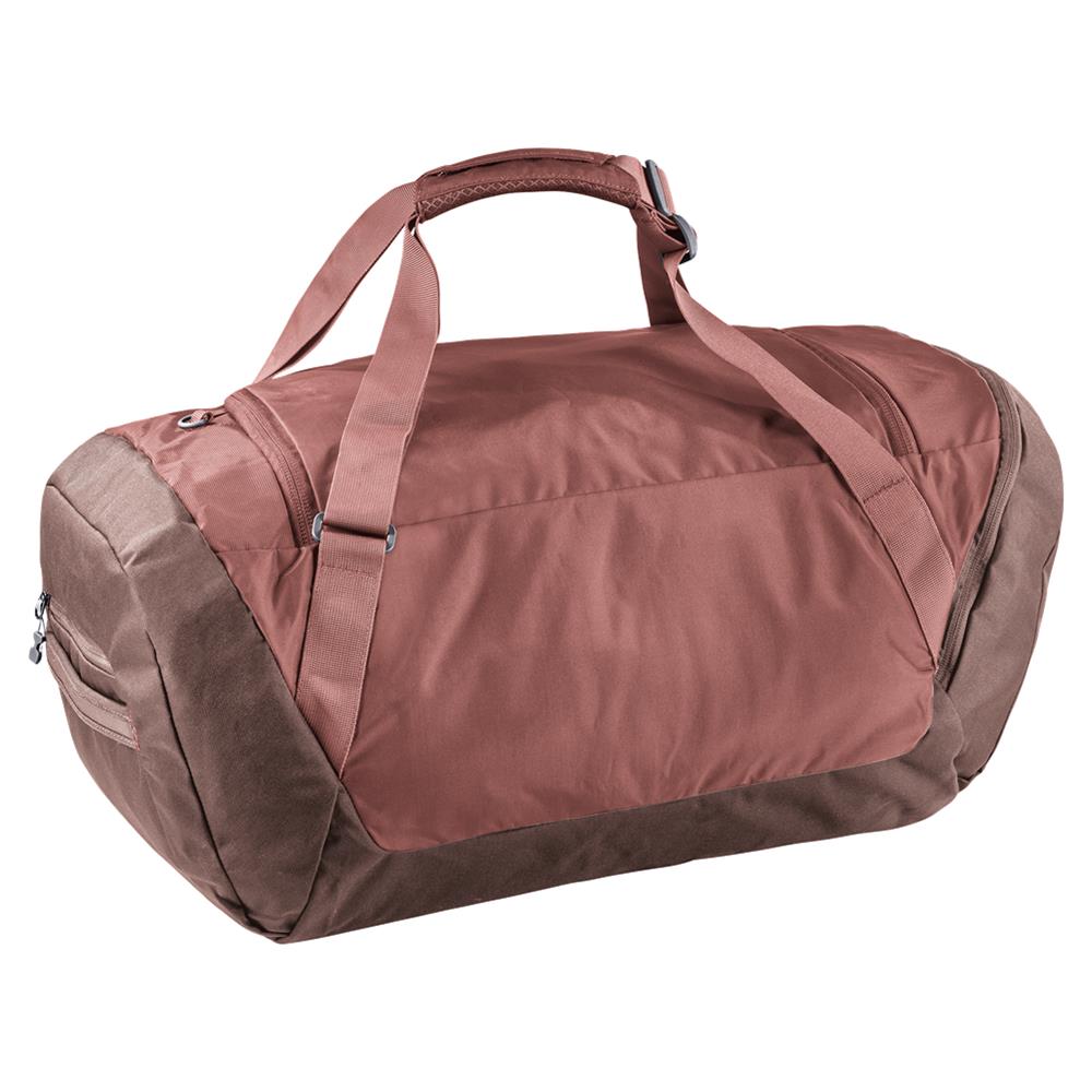 deuter Duffel 50, Reisetasche, caspia-raisin (braun), mit Seitentasche und Netzinnentasche