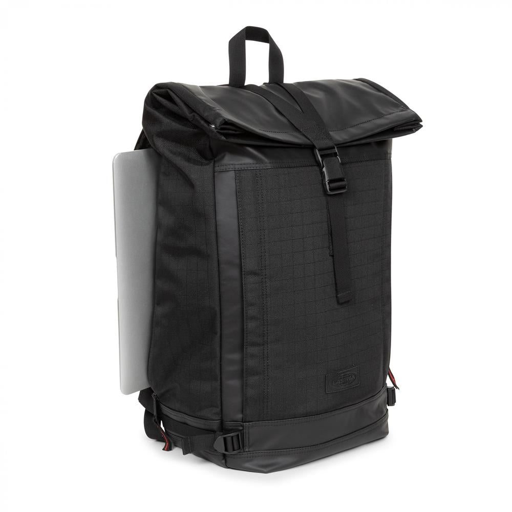Eastpak TECUM ROLL, Rucksack, CNNCT Rip Black (schwarz), 20L, mit Flaschenhalter und Laptopfach