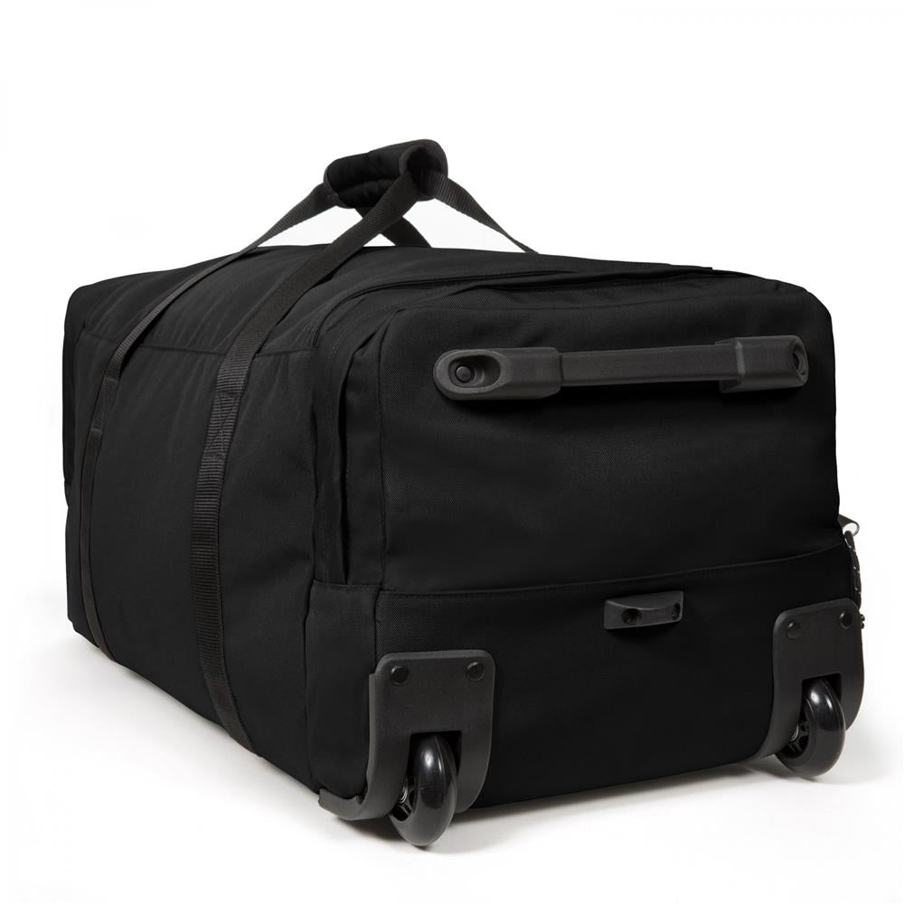 Eastpak LEATHERFACE L +, Große Reisetasche, Black (Schwarz), 104L, mit 2 Rädern