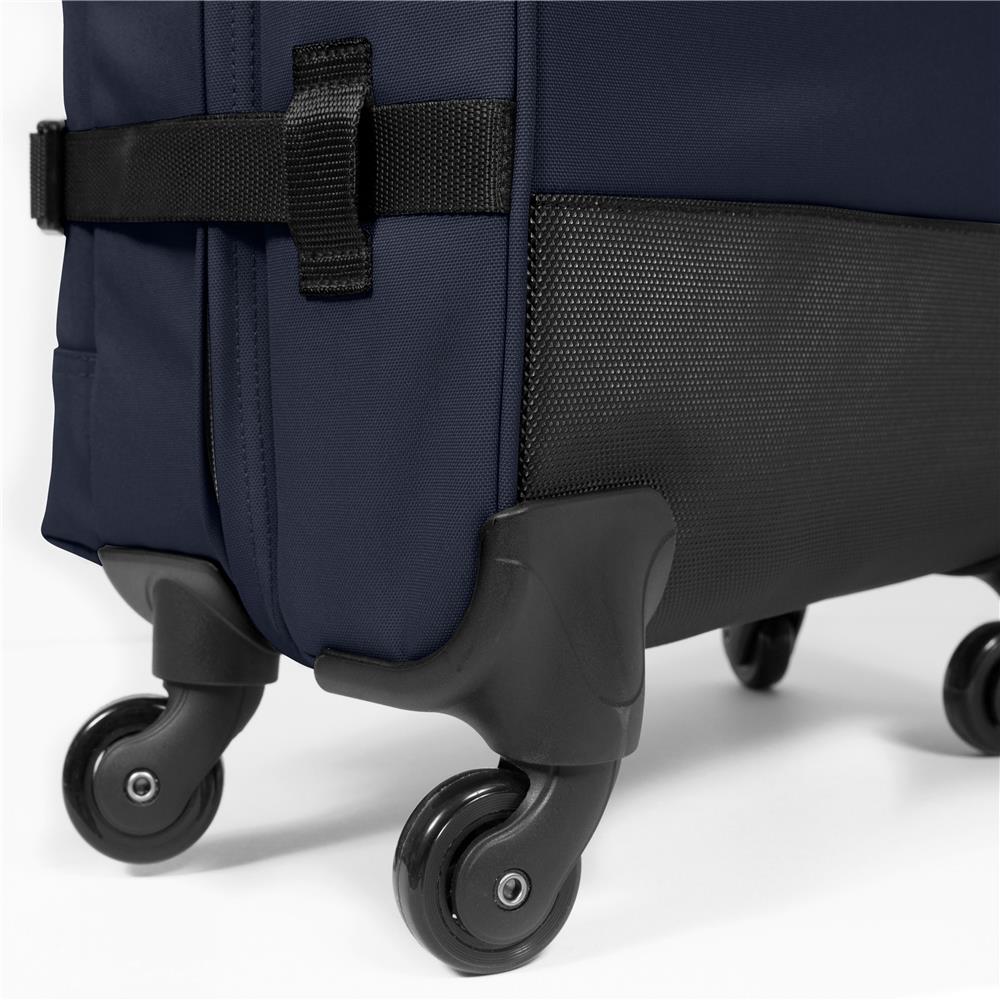 Eastpak TRANS4 S, Kleiner Reisetrolley, Ultra Marine (blau), 44L, Rollkoffer mit 4 Rädern und TSA-Schloss