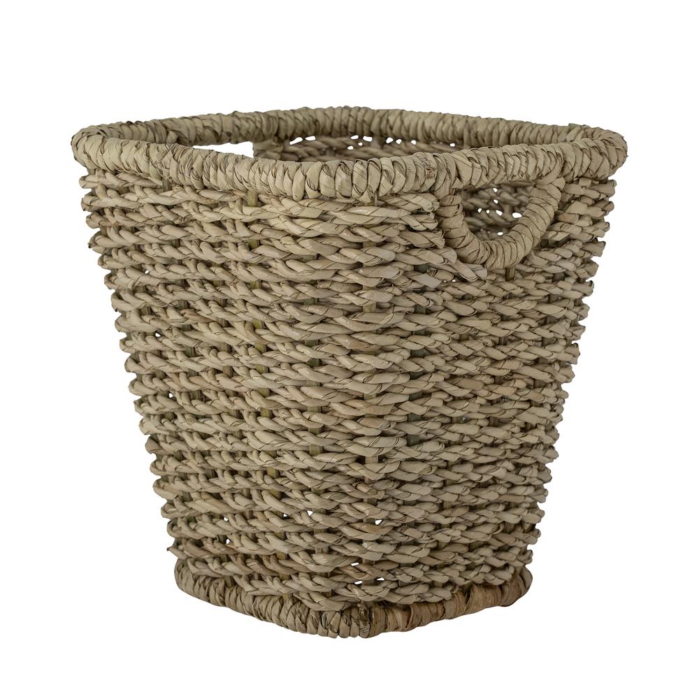 Bloomingville Tennie Korb, Braun, Palmblatt L25,5xH28xW25,5 cm