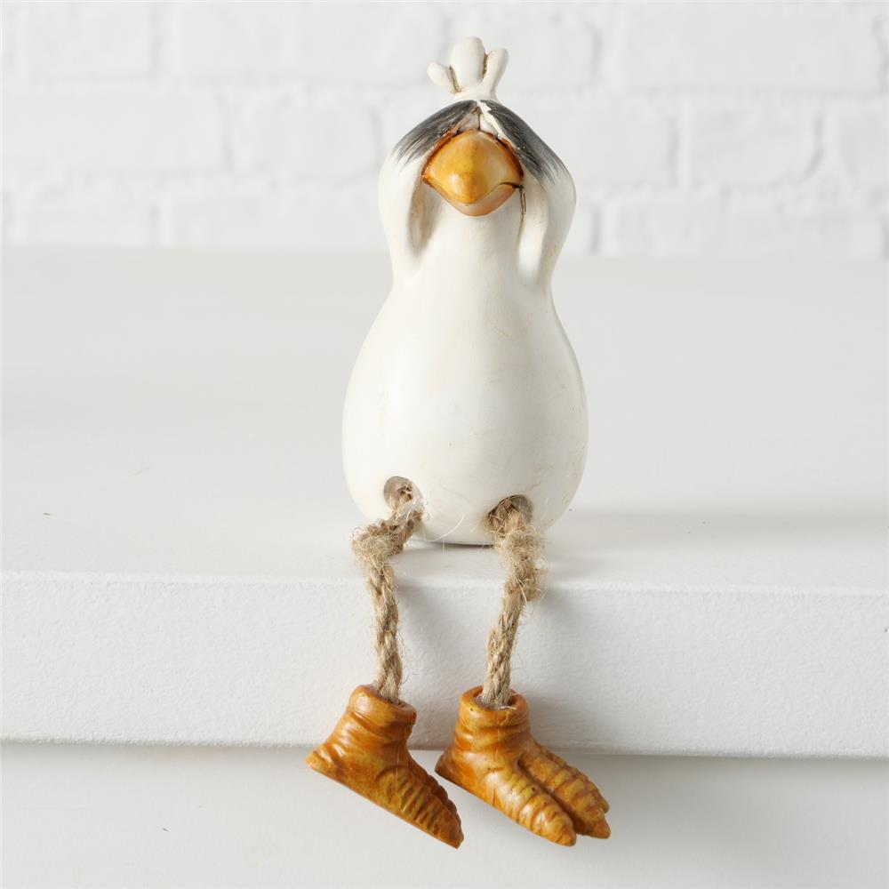 BOLTZE Dekofigur Kantenhocker Möwe Harrys 3er Set Maritimes Design