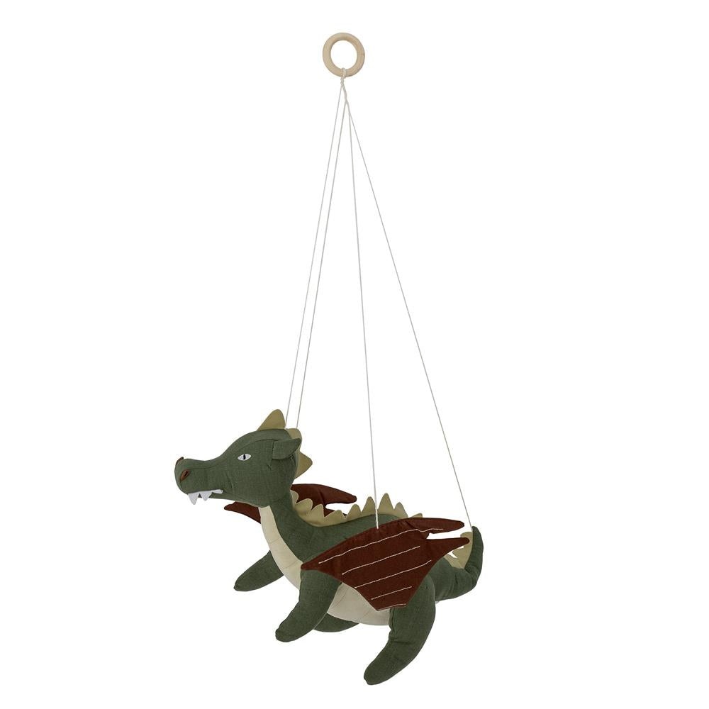 Bloomingville MINI Malvin Mobile, Drache, Grün, Kinderzimmer, Dekoration, dänisches Design