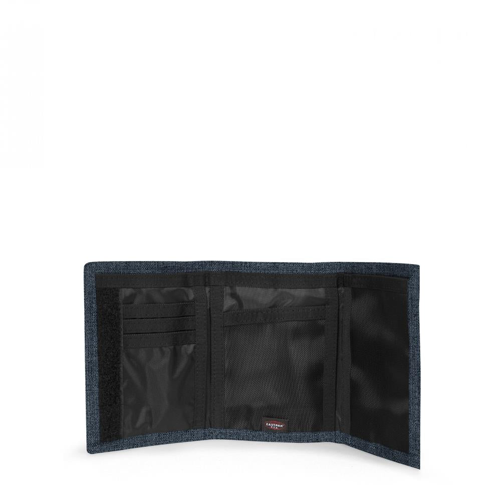 Eastpak CREW SINGLE, Geldbörse, Triple Denim (blau), Dreifach faltbares Portemonnaie