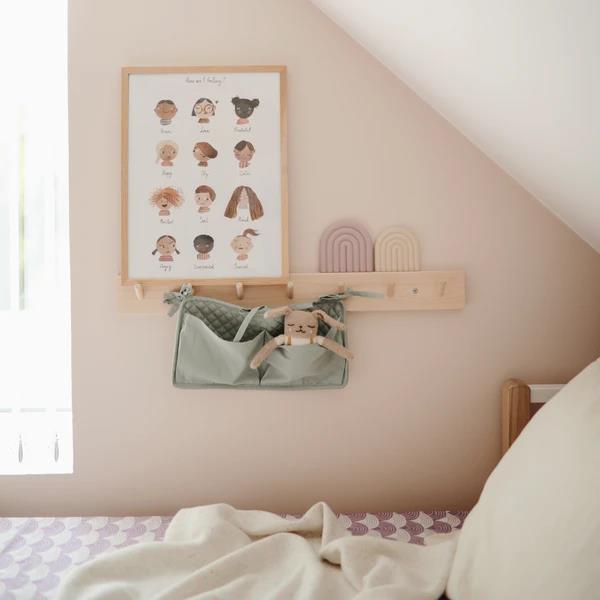 Mushie Beißring Regenbogen, Shifting Sand, aus Silikon, BPA-frei