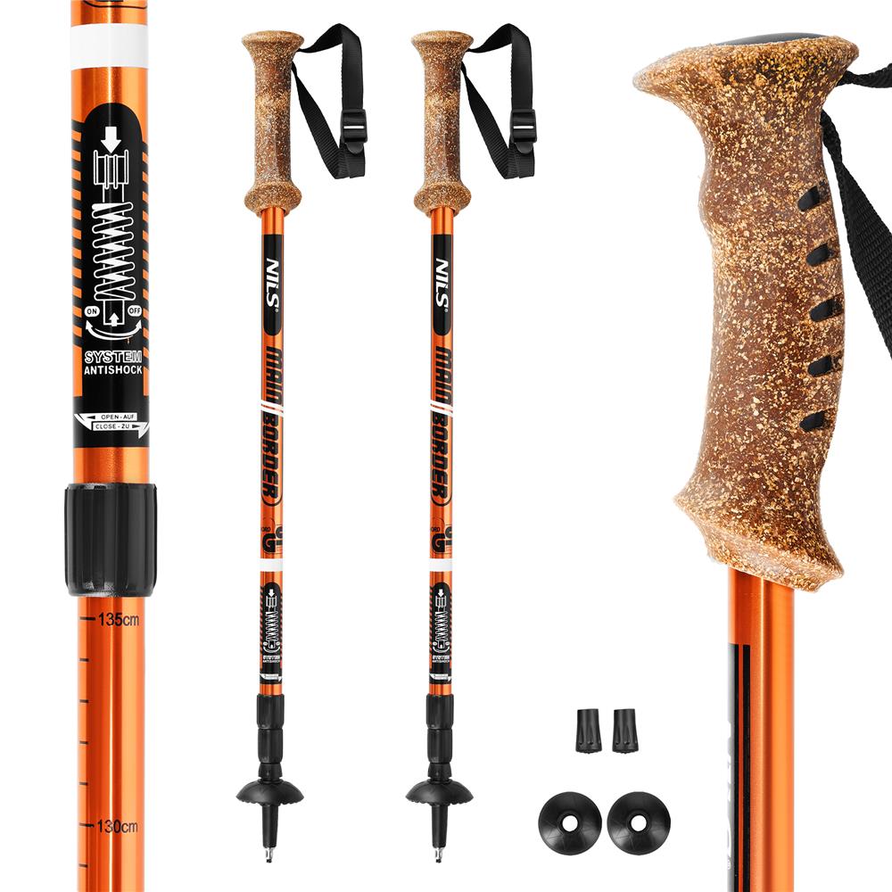 Trekkingstöcke Anti-Shock Aluminium Wanderstöcke | NILS TK696