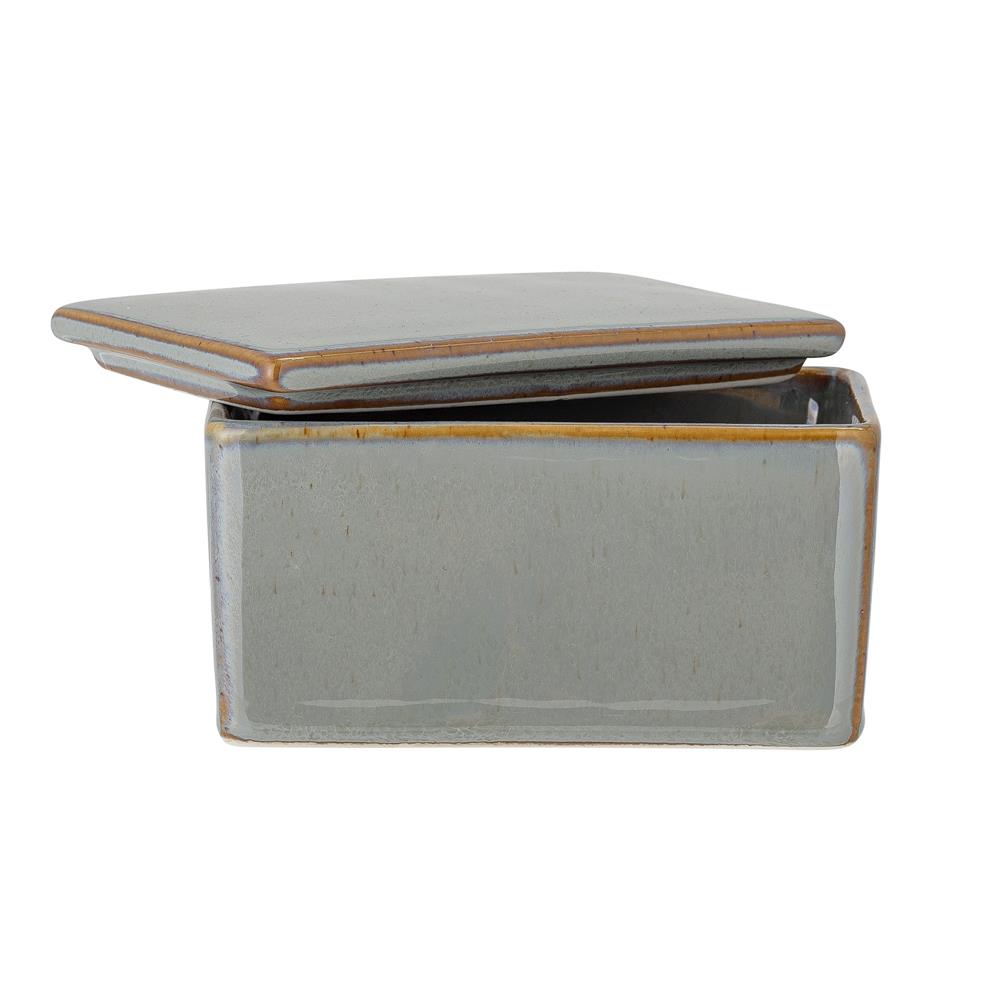 Bloomingville Pixie Butterdose, Grün, Steingut, dänisches Design