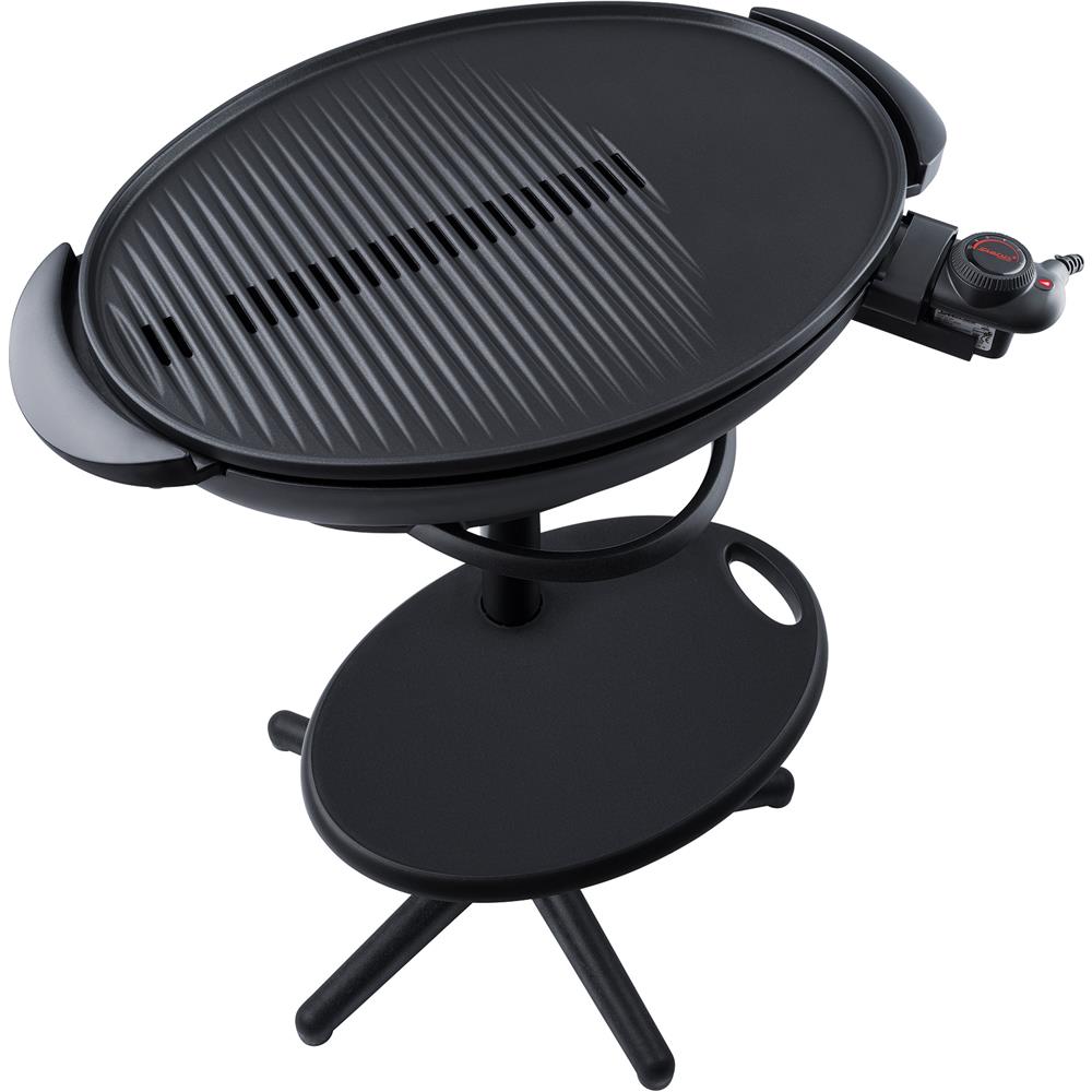 Steba BBQ-Grill VG 350 BIG – Elektrogrill 2-in-1 (Standgrill & Tischgrill), XXL Grillfläche, Antihaftbeschichtung, 2200 W