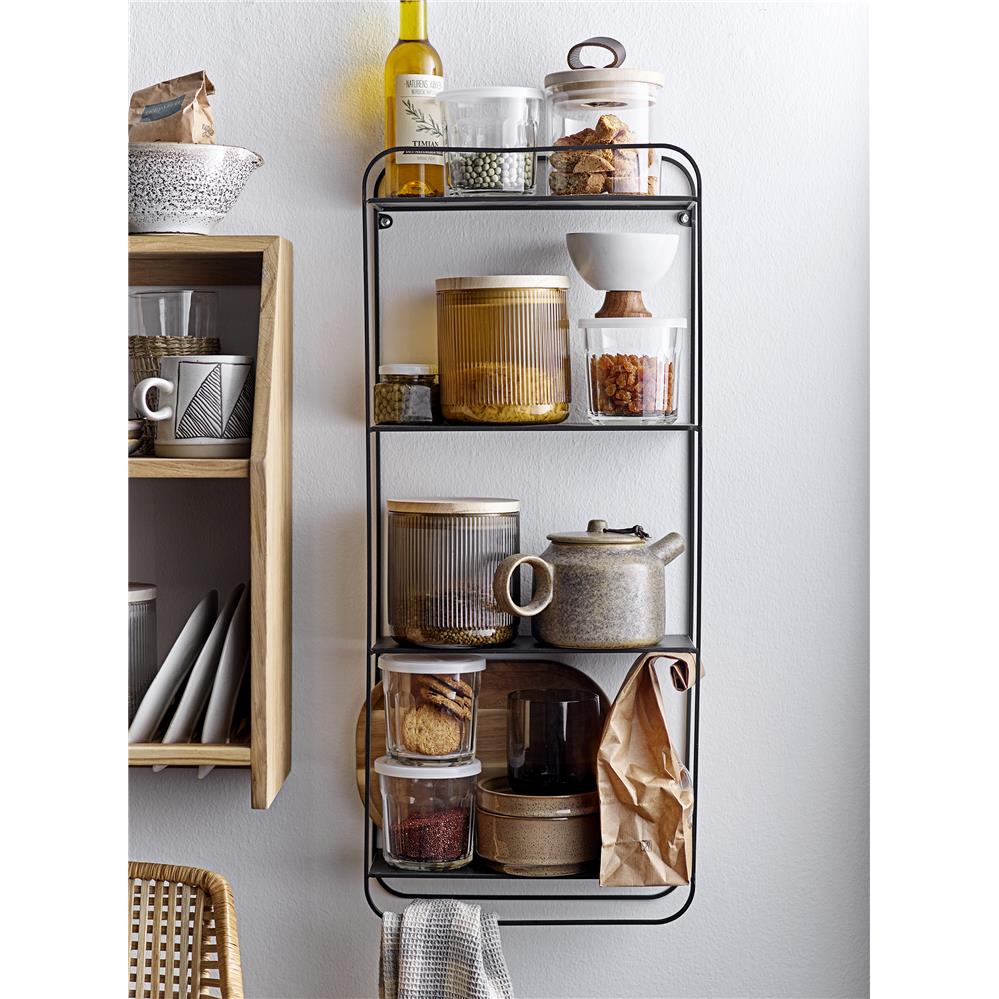 Bloomingville Tessa Glas mit Deckel 400 ml Backofenfest 9 x 9 cm