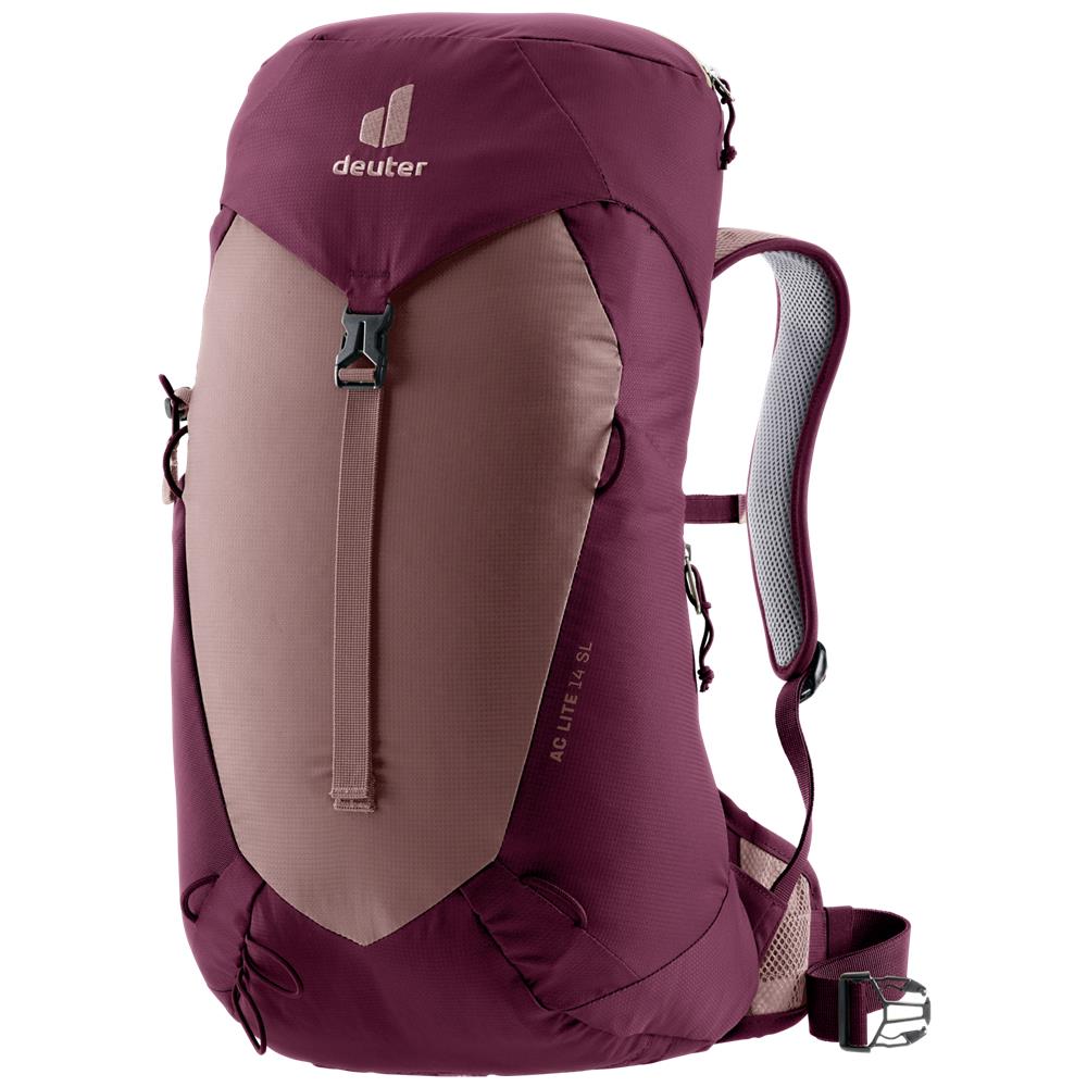 deuter AC Lite 14 SL, Wanderrucksack, ashrose-cassis (braun), 14L