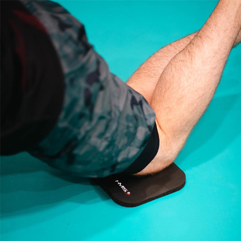 Bauchroller mit Rückholfeder und Unterlegmatte für Bauchtraining | HMS WA14