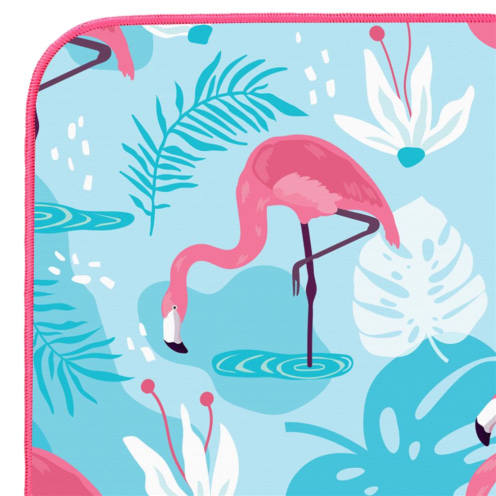 NILS Mikrofaserhandtuch 160x80 cm Flamingos - schnelltrocknendes Handtuch für Camping, Strand & Sport