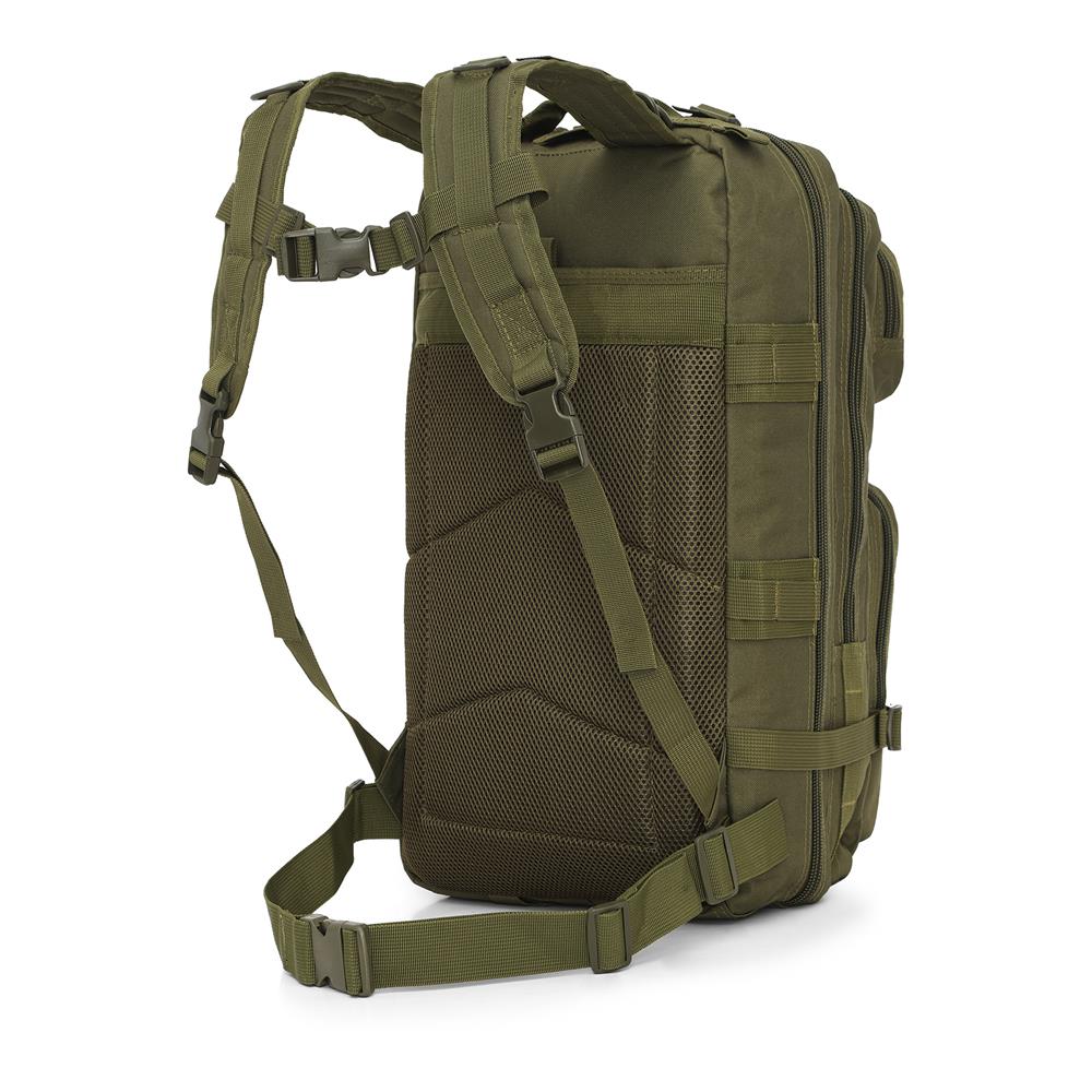 NILS CAMP Militärrucksack Ranger 45L Grün - Outdoor Trekking Rucksack Camping Survival