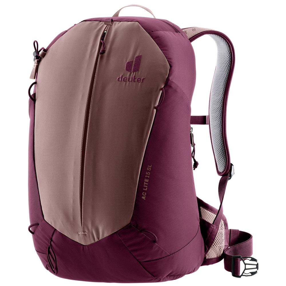 deuter AC Lite 15 SL, Wanderrucksack, ashrose-cassis (braun), 15L